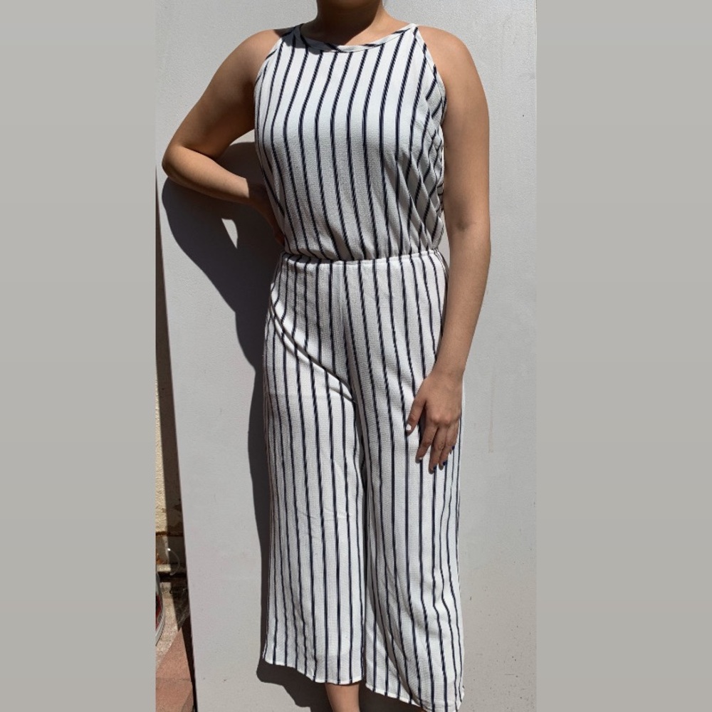 Striped Jumpsuit